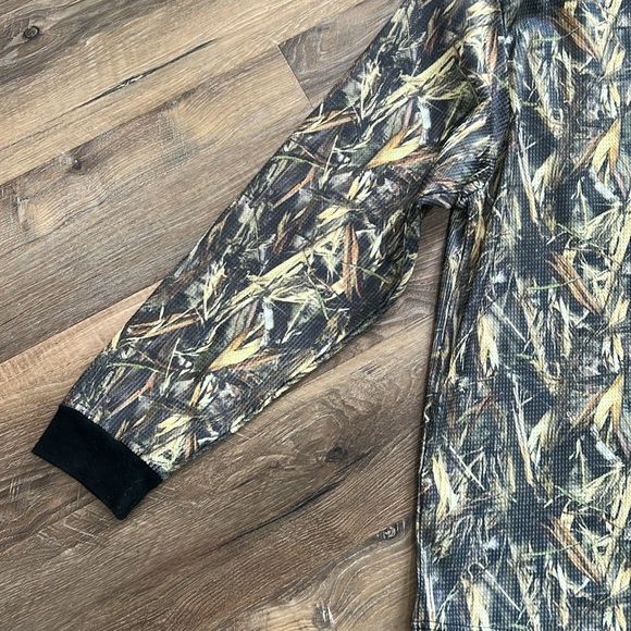 True Timber Camo Shirt Men’s Large Green/Tan Camouflage Hunting Long Sleeve - Picture 14 of 15